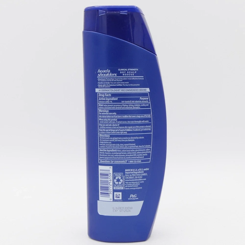 Head & Shoulders Clinical Strength Dry Scalp Rescue Shampoo 13.5oz Anti-Dandruff
